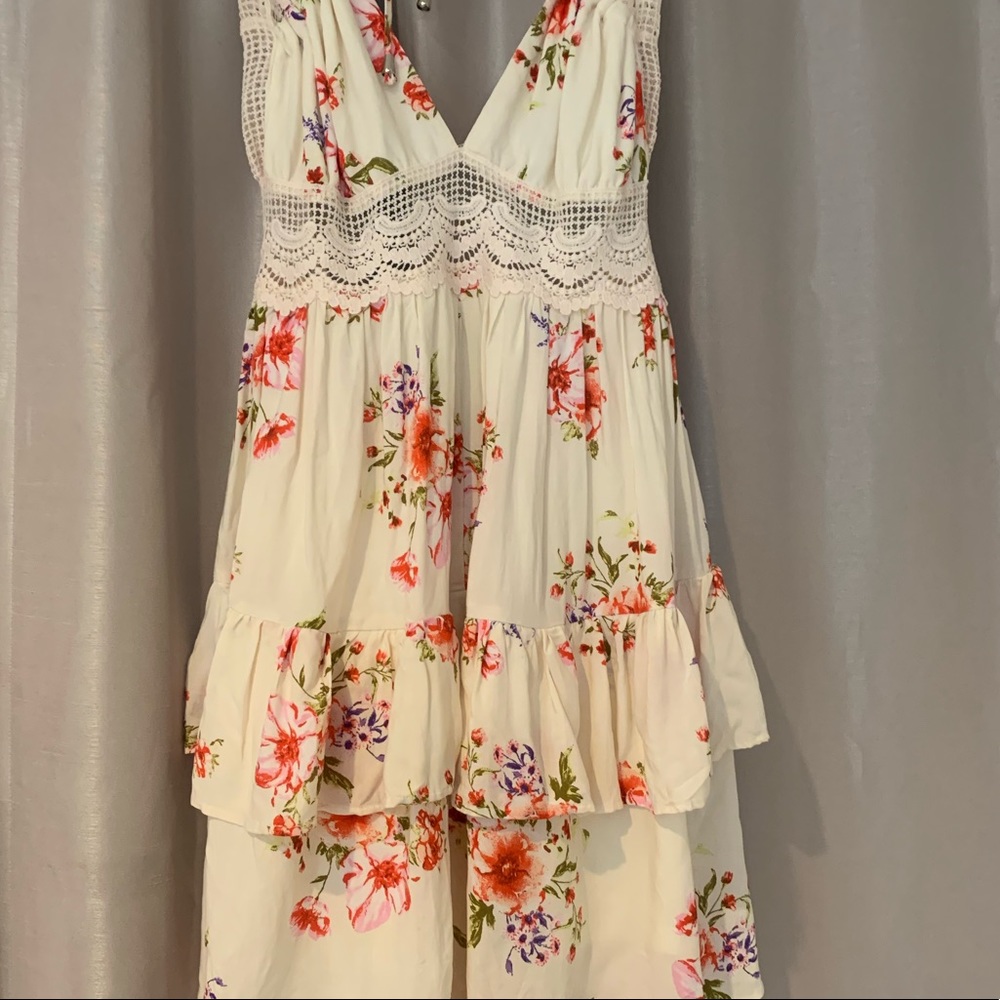 2 left!!!Crochet Floral Dress - Picture 7 of 8